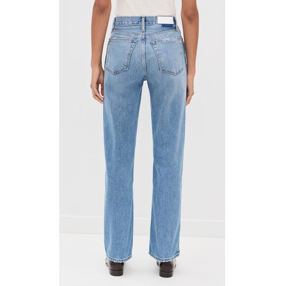 RE/DONE 90s High Rise Loose Jeans in worn blue - size 30 - Picture 3 of 5